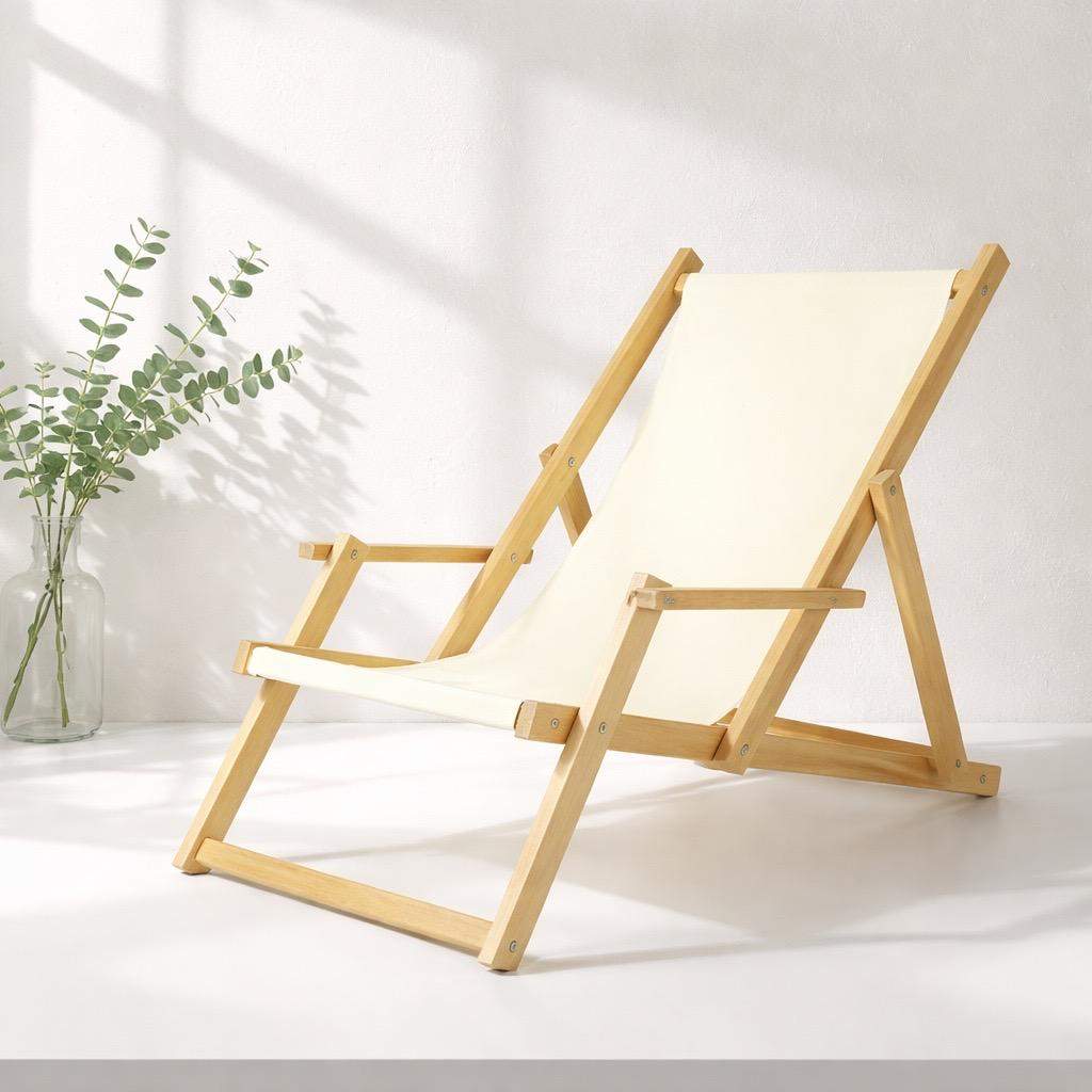 Stelaż leżaka reklamowego z podłokietnikami 0