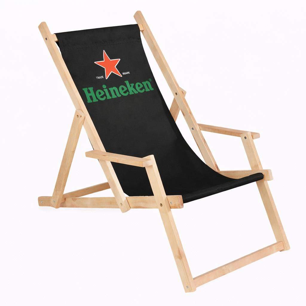 Leżak reklamowy z nadrukiem FULL KOLOR z podłokietnikami 1