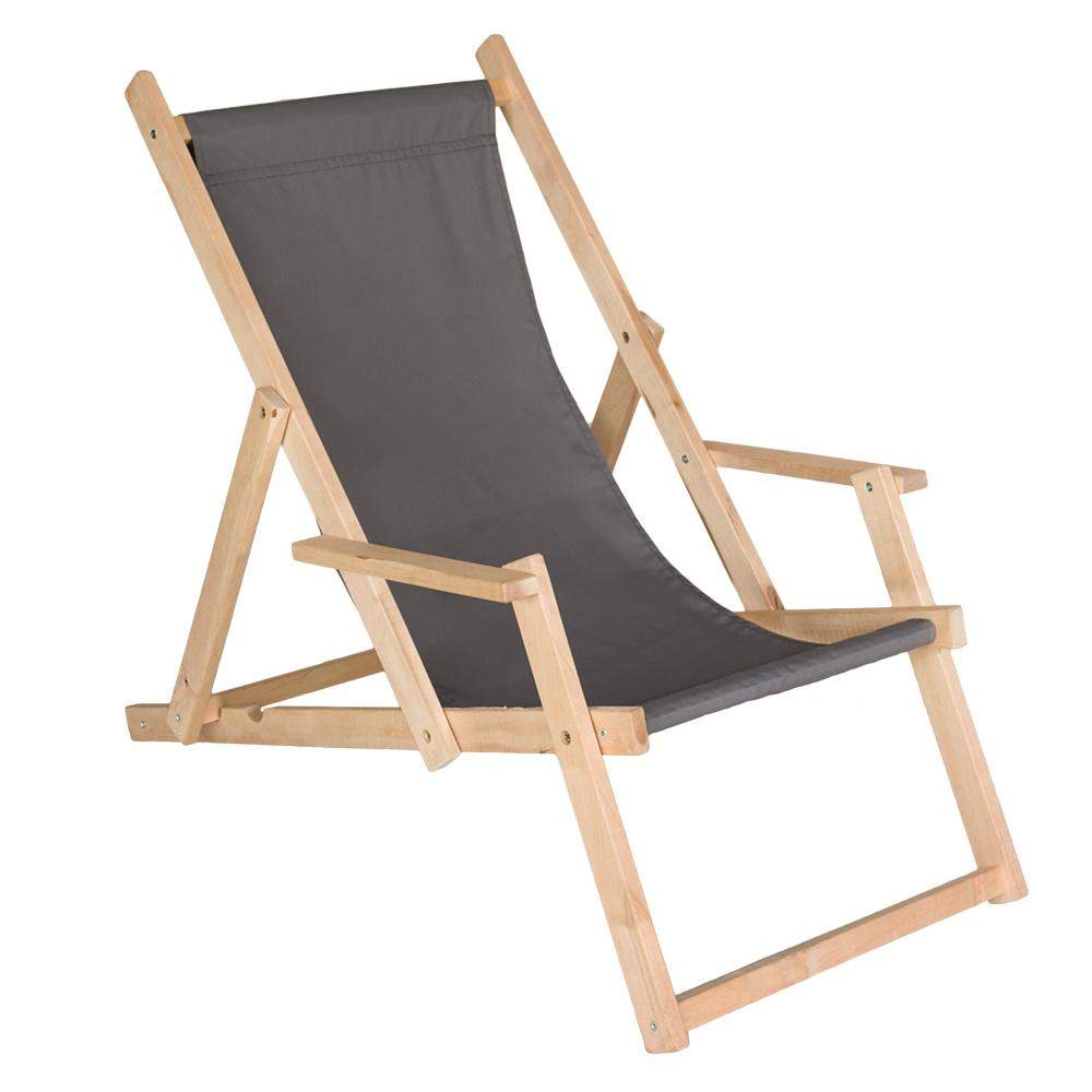 Leżak reklamowy z nadrukiem FULL KOLOR z podłokietnikami 4