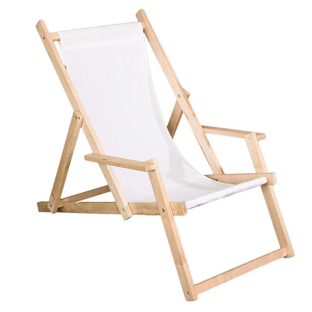 Leżak reklamowy z nadrukiem FULL KOLOR z podłokietnikami 6